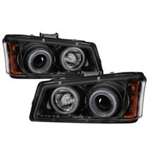 Load image into Gallery viewer, Spyder Chevy Silverado 1500 03-06 Projector HeadlightsCCFLHalo LED Blk High H1 PRO-YD-CS03-CCFL-BK - eliteracefab.com