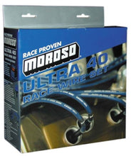 Load image into Gallery viewer, Moroso Chevrolet Small Block Ignition Wire Set - Ultra 40 - Unsleeved - HEI - Under Header - Black