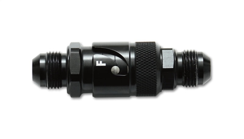 Vibrant Performance Dry Break Quick Release Adapter Fitting, -4AN, AN/NPT/ORB Performance Fluid Plumbing, for Custom Builds - Part 20804