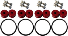 Load image into Gallery viewer, Torque Solution Billet Bumper Quick Release Kit Combo (Red): Universal - eliteracefab.com