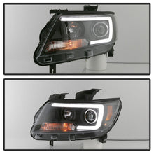 Load image into Gallery viewer, Spyder 15-17 Chevy Colorado Projector Headlights - Light Bar LED - Black (PRO-YD-CCO15-LBDRL-BK) - eliteracefab.com