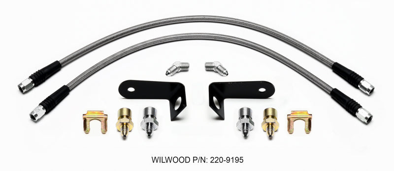 Wilwood Flexline Kit Front 1970-1973 Ford Mustang w/ FSL4 Caliper Wilwood