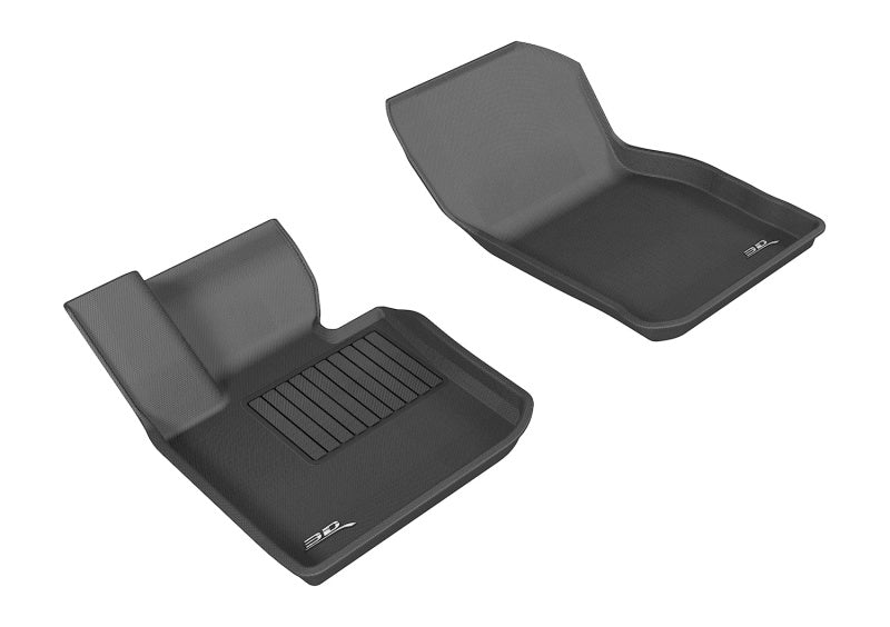 3D MAXpider 2014-2019 Mini Hardtop 2-Door/Convertible Kagu 1st Row Floormat - Black - eliteracefab.com