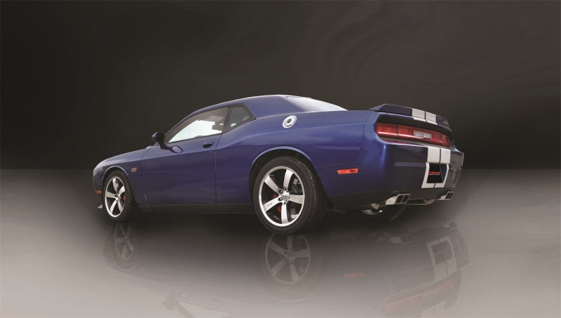 Corsa 11-13 Dodge Challenger SRT-8 6.4L V8 Auto Polished Xtreme Cat-Back Exhaust - eliteracefab.com