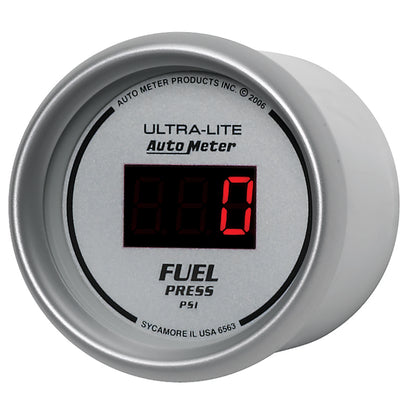 Autometer Ultra-Lite 52MM 5-100 PSI Digital Fuel Pressure Gauge 6563