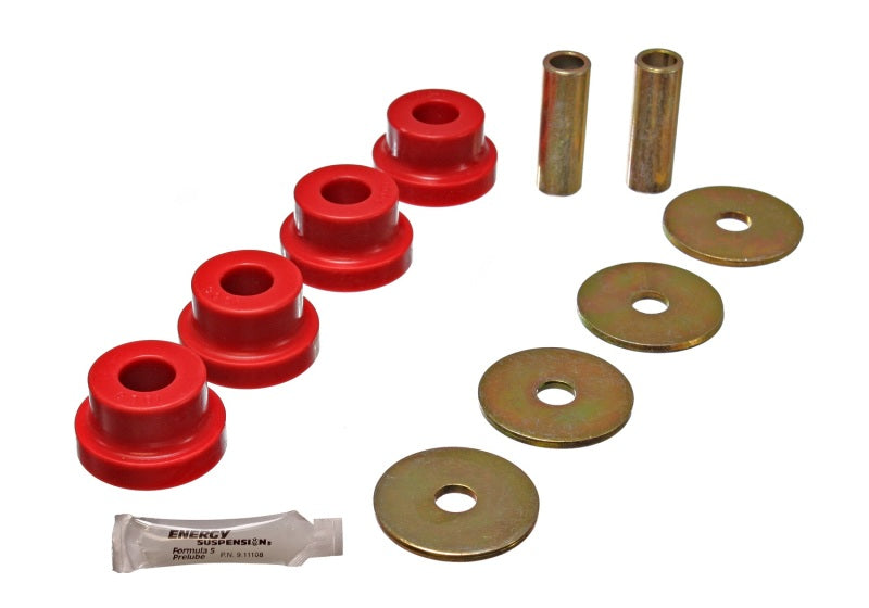 Energy Suspension 70-78 Nissan 240Z/260Z/280Z Red Differential Carrier (Mustache Bar) Bushings - eliteracefab.com