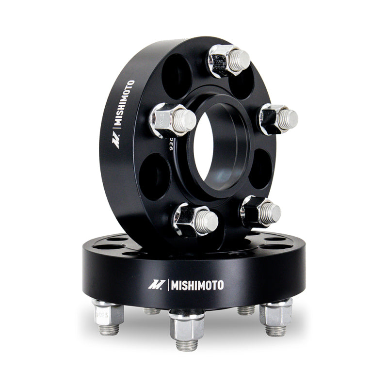 Mishimoto Wheel Spacers - 5X114.3 / 70.5 / 40 / M14 - Black - eliteracefab.com