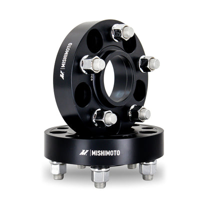 Mishimoto Wheel Spacers - 5X114.3 / 70.5 / 45 / M14 - Black - eliteracefab.com
