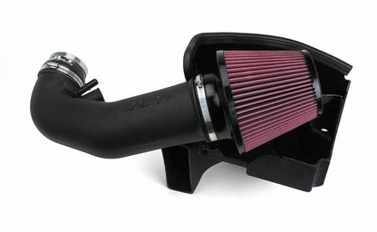 JLT 11-14 Ford Mustang GT Series 2 Black Textured Cold Air Intake Kit w/Red Filter - Tune Req - eliteracefab.com