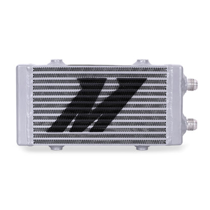 Mishimoto Universal Small Bar and Plate Dual Pass Silver Oil Cooler - eliteracefab.com