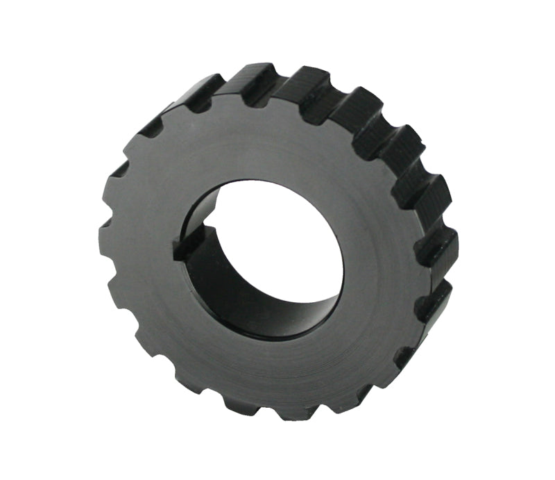 Moroso Crankshaft Pulley - Gilmer Style - 3/8in Pitch x 1/2in Wide - 18 Tooth Moroso