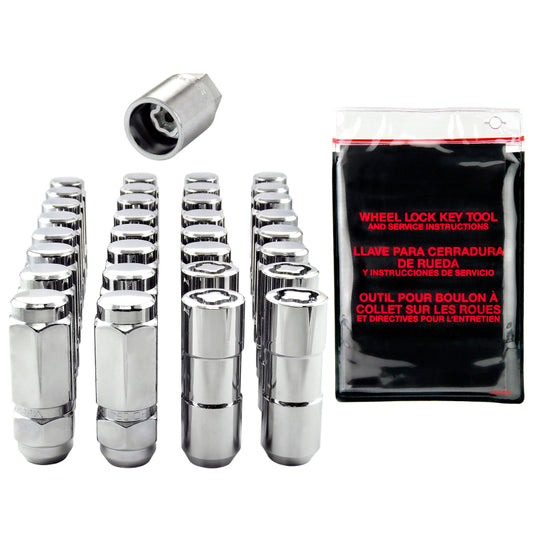 McGard 9-16-18 Chrome 8 Lug Wheel Install Kit Duplex Cone - 84834