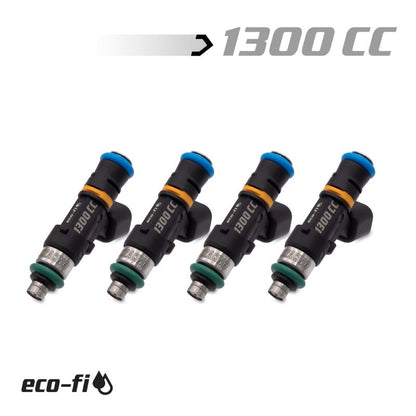 BLOX Racing Eco-Fi Street Injectors 1300cc/min Honda K Series (Set of 4) BLOX Racing