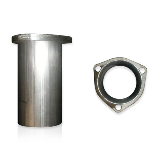 Stainless Works Collector Adapter 3-Bolt 2-1/2in OD Tubing 2in OD Outlet Stainless Works