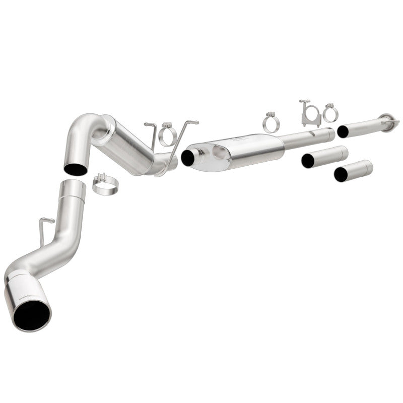 MagnaFlow Stainless Cat-Back Exhaust 2015 Chevy Silverado 2500HD 6.0L P/S Rear Exit 5in - eliteracefab.com