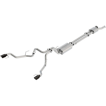 Ford Racing 2017 F150 Raptor 3.5L Sport Cat-Back Exhaust System Dual Rear Exit w/ Black Tips Ford Racing