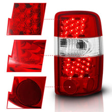 Load image into Gallery viewer, ANZO 2000-2006 Chevrolet Suburban LED Taillights Red/Clear - eliteracefab.com