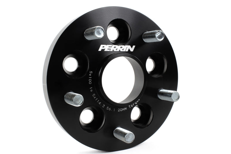 Perrin Wheel Adapter 20mm Bolt-On Type 5x100 to 5x114.3 w/ 56mm Hub (Set of 2) - eliteracefab.com