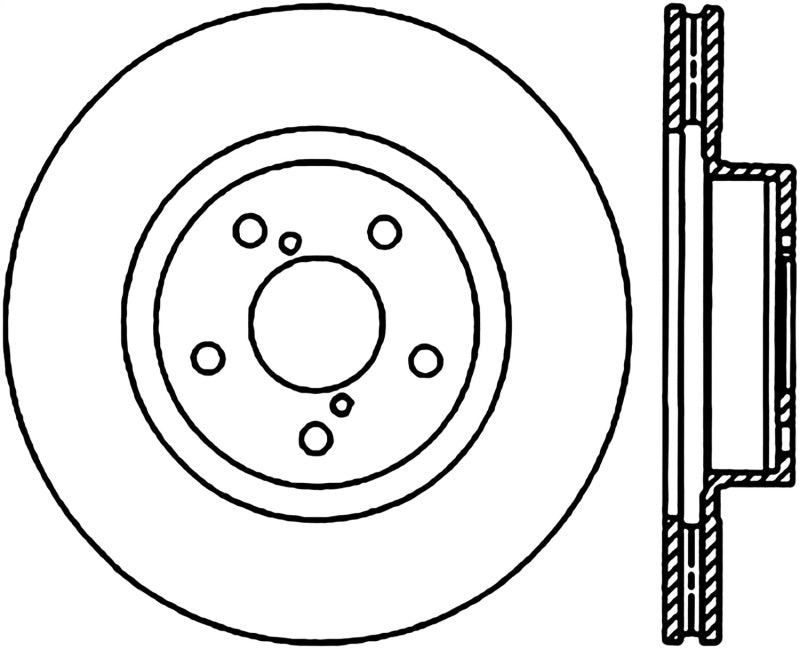 Stoptech 98-02/02 Subaru Forester/98-10 Impreza CRYO Rotor - eliteracefab.com