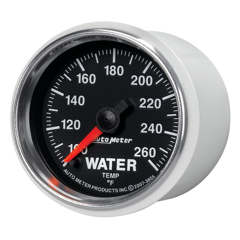 Autometer GS 100-260 degree Electronic Water Temperature Gauge 3855