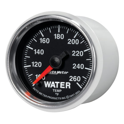 Autometer GS 100-260 degree Electronic Water Temperature Gauge 3855