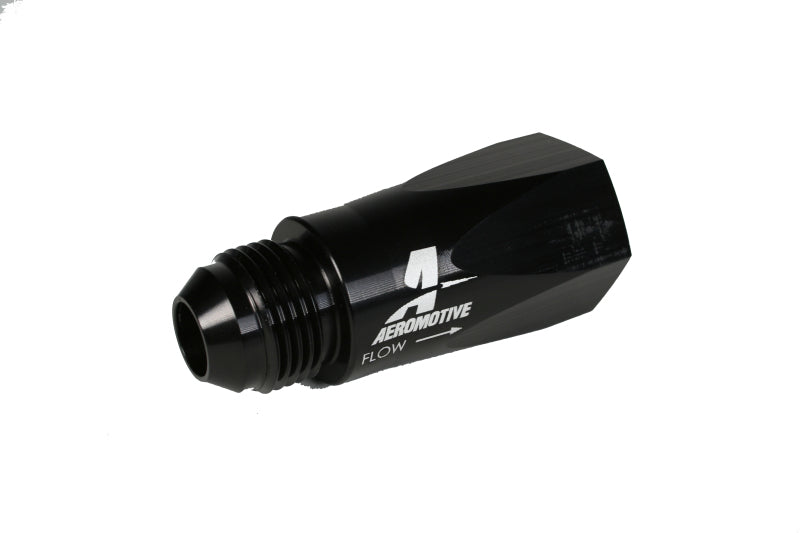 Aeromotive Check Valve High Flow One-Way AN-10 Billet Aluminum Anodized Black - eliteracefab.com