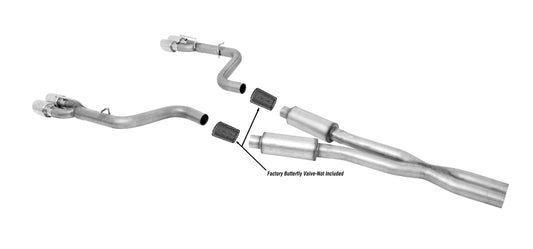 Gibson 15-19 Dodge Challenger SRT Hellcat 6.2L 3in Cat-Back Dual Exhaust - Stainless Gibson