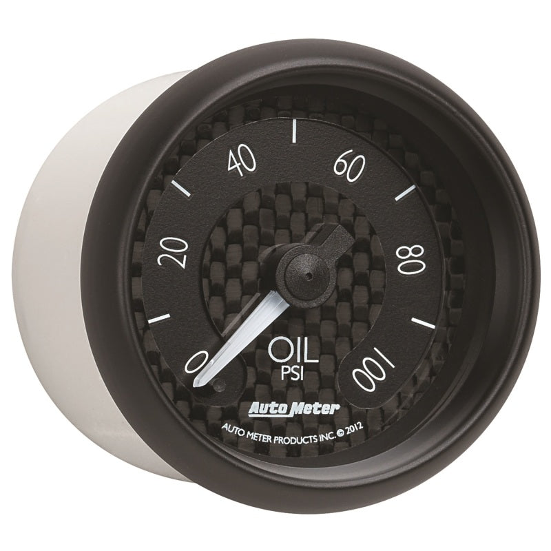 Autometer GT Series 52mm Full Sweep Electronic 0-100 PSI Oil Pressure Gauge 8053