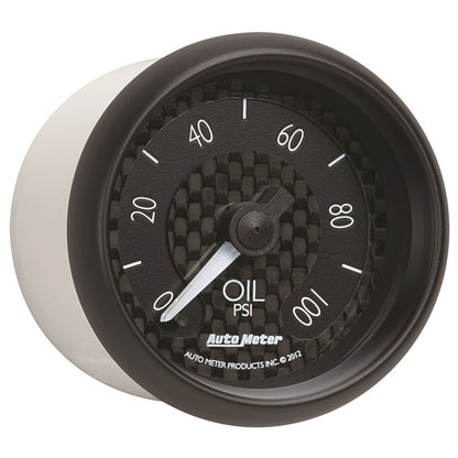 Autometer GT Series 52mm Full Sweep Electronic 0-100 PSI Oil Pressure Gauge 8053