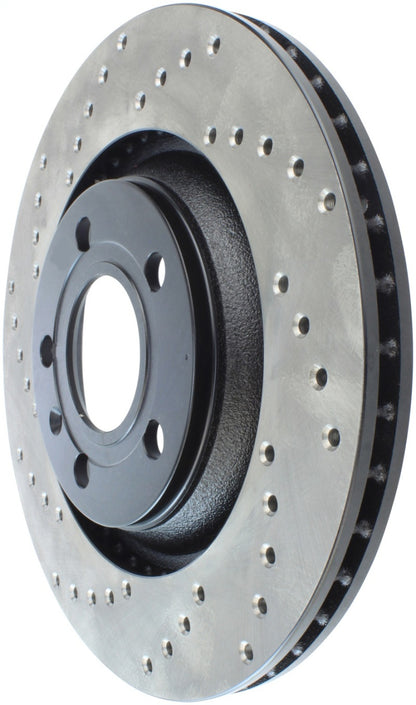 StopTech 04-09 Audi S4 Rear Right Drilled Rotor Stoptech