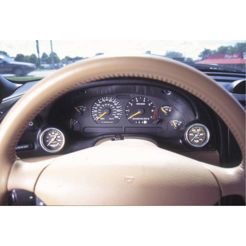 AutoMeter GAUGE MOUNT; INSTRUMENT CLUSTER BEZEL; DUAL; 2 1/16in.; FORD MUSTANG 94-00 SN95 Ford Mustang 1994-2000 - eliteracefab.com