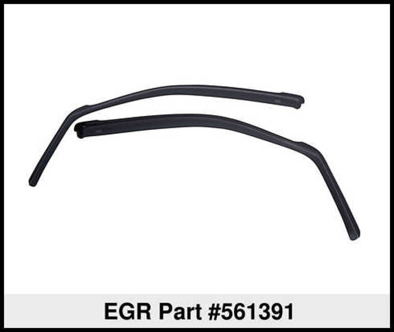 EGR 15+ Chevy Colorado/GMC Canyon Ext Cab In-Channel Window Visors - Set of 2 (561391)