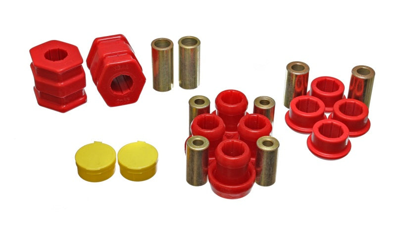 Energy Suspension 99-00 Honda Civic Si Red Front Control Arm Bushing Set - eliteracefab.com