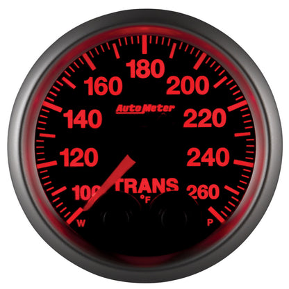 Autometer Elite 52mm 100-260 Degress F Trans Temperature Peak and Warn Gauge w/ Electonic Control 5658