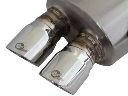 aFe MACHForce Exhaust Cat-Back SS-304 w/ Polished Tips 07-13 BMW 328i (E92/93) L6 3.0L Non-Turbo - eliteracefab.com