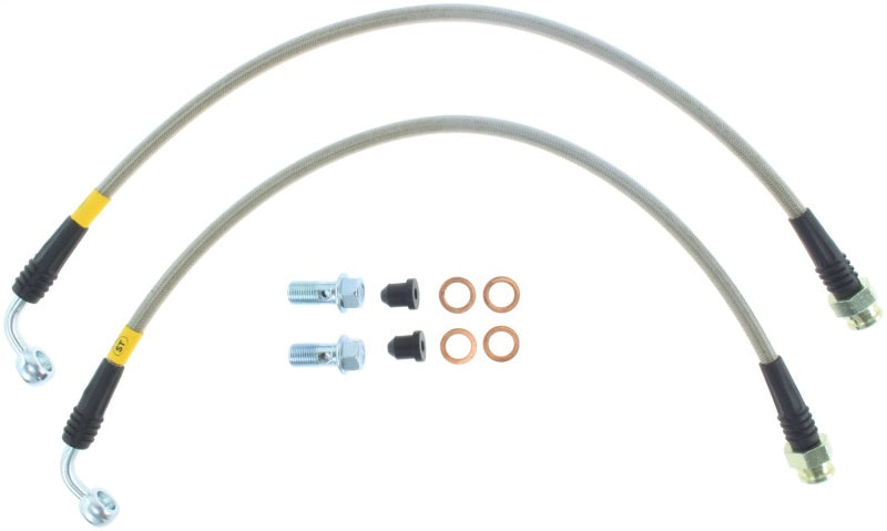 StopTech 14-17 Chevrolet Corvette Stainless Steel Front Brake Lines Stoptech