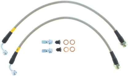 StopTech 14-17 Chevrolet Corvette Stainless Steel Front Brake Lines Stoptech
