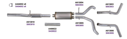 Diamond Eye KIT 3in CB DUAL GAS AL CHEVY/GM 4.3L 5.3L 1500 Diamond Eye Performance