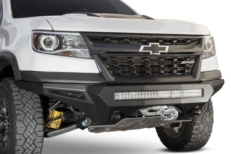 Addictive Desert Designs 17-18 Chevy Colorado Stealth Fighter Front Bumper w/ Winch Mount Addictive Desert Designs