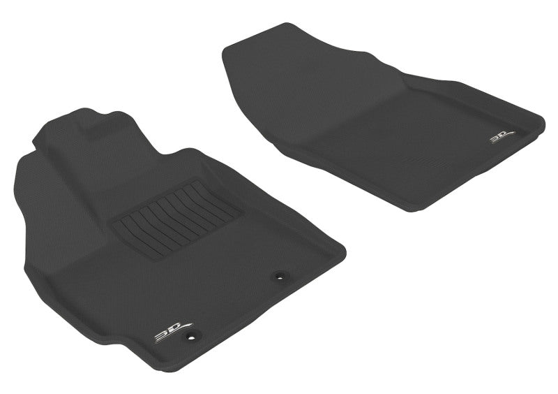 3D MAXpider L1TY04011509 2010-2011 Toyota Prius Kagu 1st Row Floormat - Black