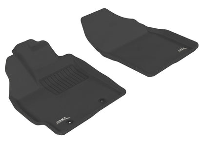 3D MAXpider L1TY04011509 2010-2011 Toyota Prius Kagu 1st Row Floormat - Black