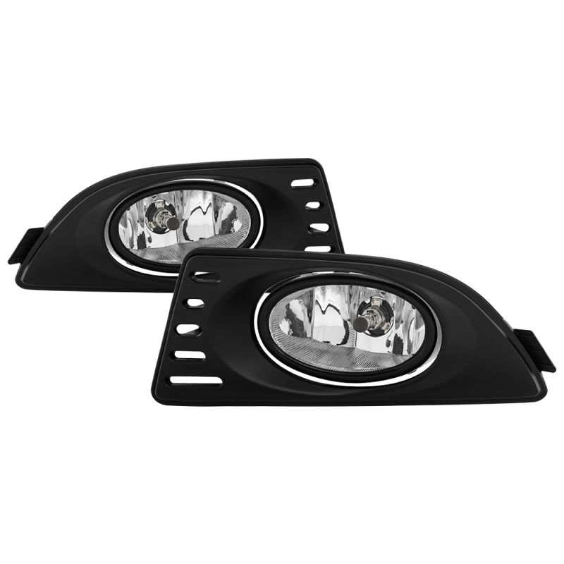 Spyder Acura RSX 05-07 OEM Fog Lights w/Switch- Clear FL-AR06-C - eliteracefab.com