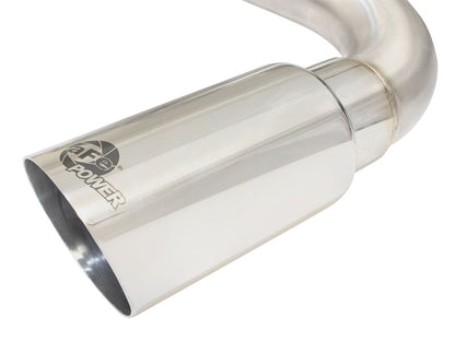 aFe MACHForce XP SS-304 Polish Tip 2.5in Dia Cat Back Exhaust 12-14 BMW 335i (F30) 3.0L (t) aFe