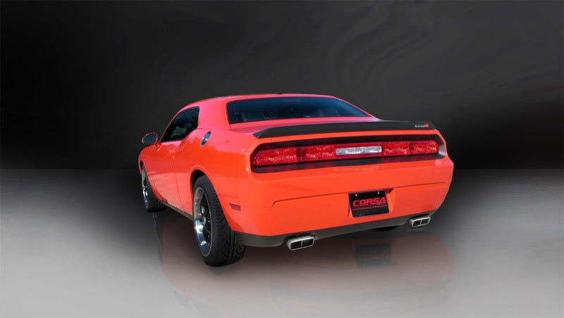 Corsa 08-10 Dodge Challenger SRT-8 6.1L V8 Polished Xtreme Cat-Back Exhaust - eliteracefab.com