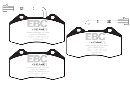 EBC RedStuff Front Brake Pads - DP32021/2C EBC