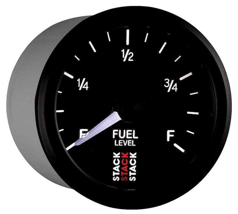 AutoMeter GAUGE; FUEL LEVEL; PRO STEPPER MOTOR; 52MM; BLK; 0-280OHM PROGRAMMABLE - eliteracefab.com