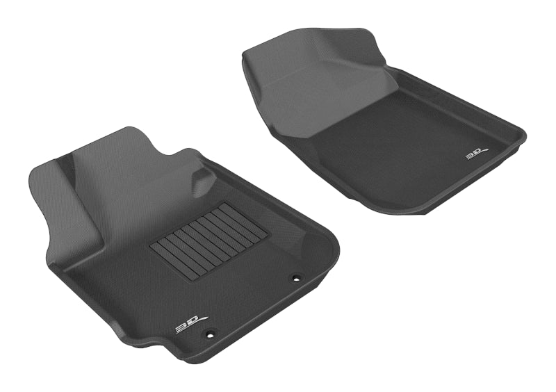 3D MAXpider 2003-2008 Toyota Matrix Kagu 1st Row Floormat - Black - eliteracefab.com