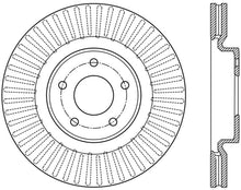 Load image into Gallery viewer, STOPTECH 13-15 NISSAN PATHFINDER SLOTTED FRONT LEFT ROTOR, 126.42120SL - eliteracefab.com