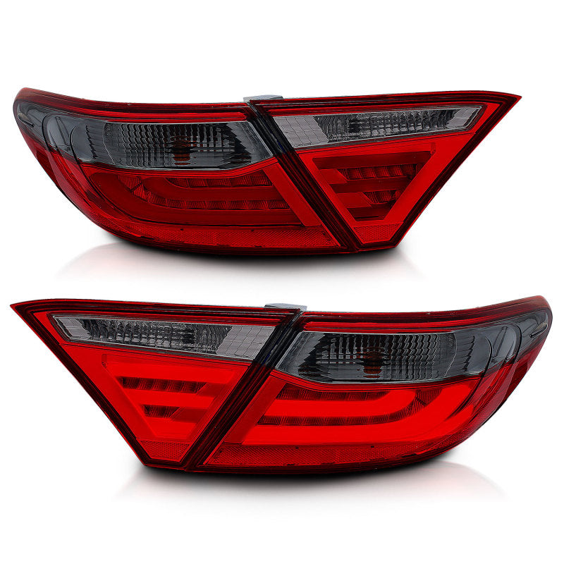 ANZO USA Toyota Camry 4dr Led Taillights Smoke; 2015-2017 - eliteracefab.com