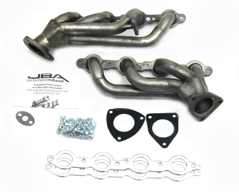 JBA 99-02 GM Truck 6.0L LS w/o A.I.R. w/EGR 1-5/8in Primary Raw 409SS Cat4Ward Header JBA